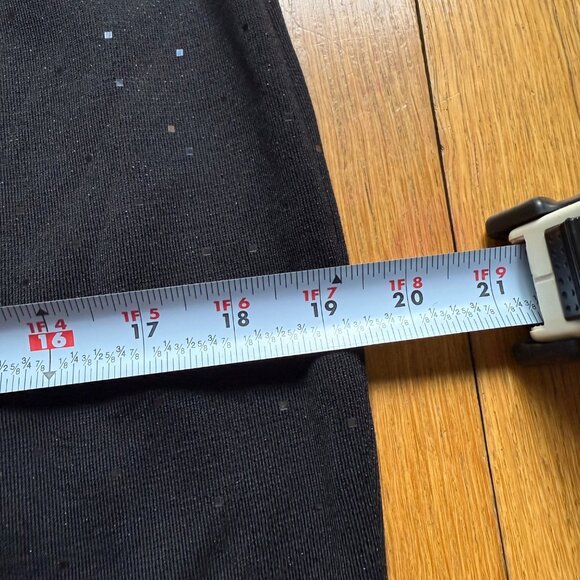 St. John Size 12 Black Rhinestone Embellished Mesh Long Sleeve Sheath Mini Dress - Picture 12 of 16